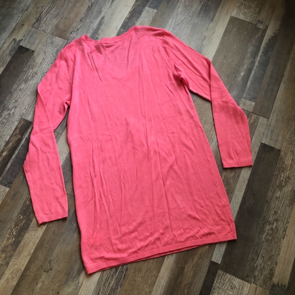 H&M Bright Pink Sweater Tunic/Dress - Picture 4 of 4